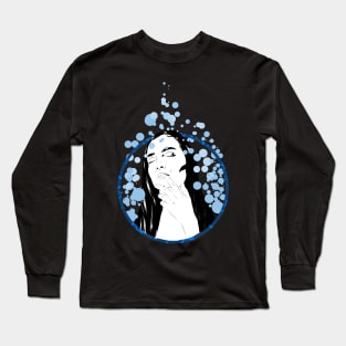 aquamarine Long Sleeve T-Shirt